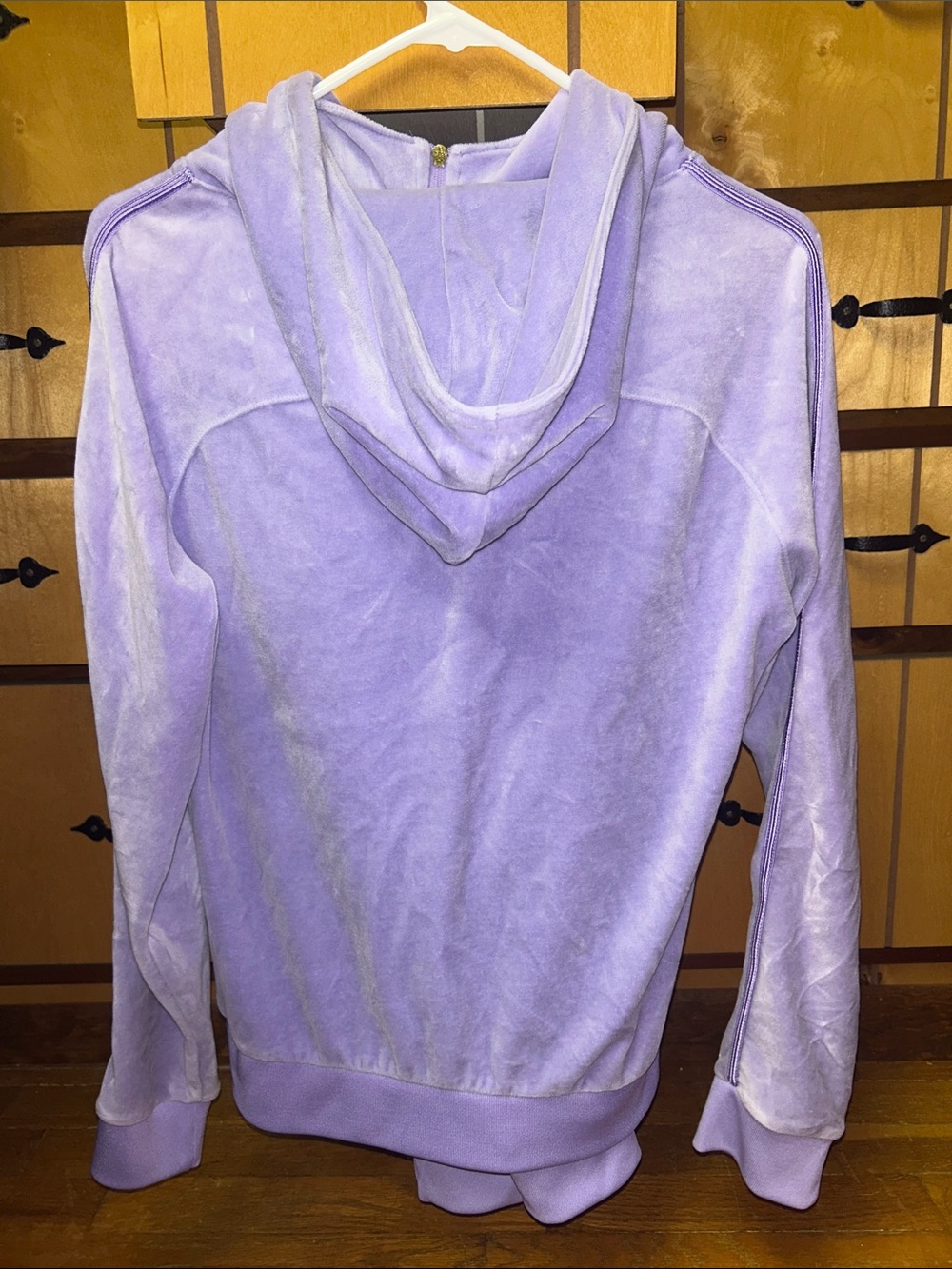 Juicy Couture Lavender Velour Zip-Up Hoodie - Picture 7 of 8